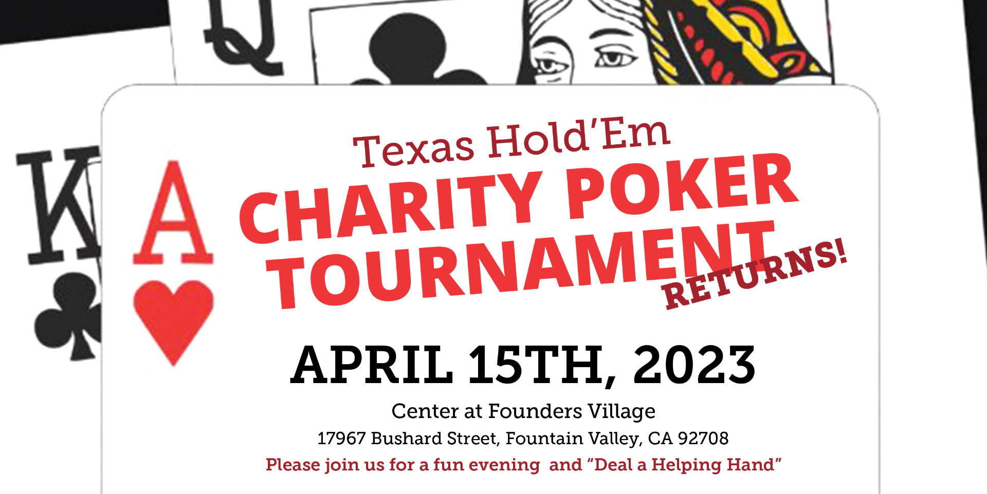 2023 Charity Poker Tournament